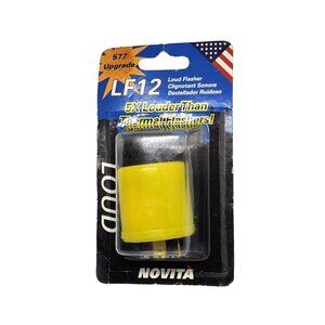 Novita LF12 Loud Flasher 5X Louder Turn Signal Flasher for Cars & Trucks DOT